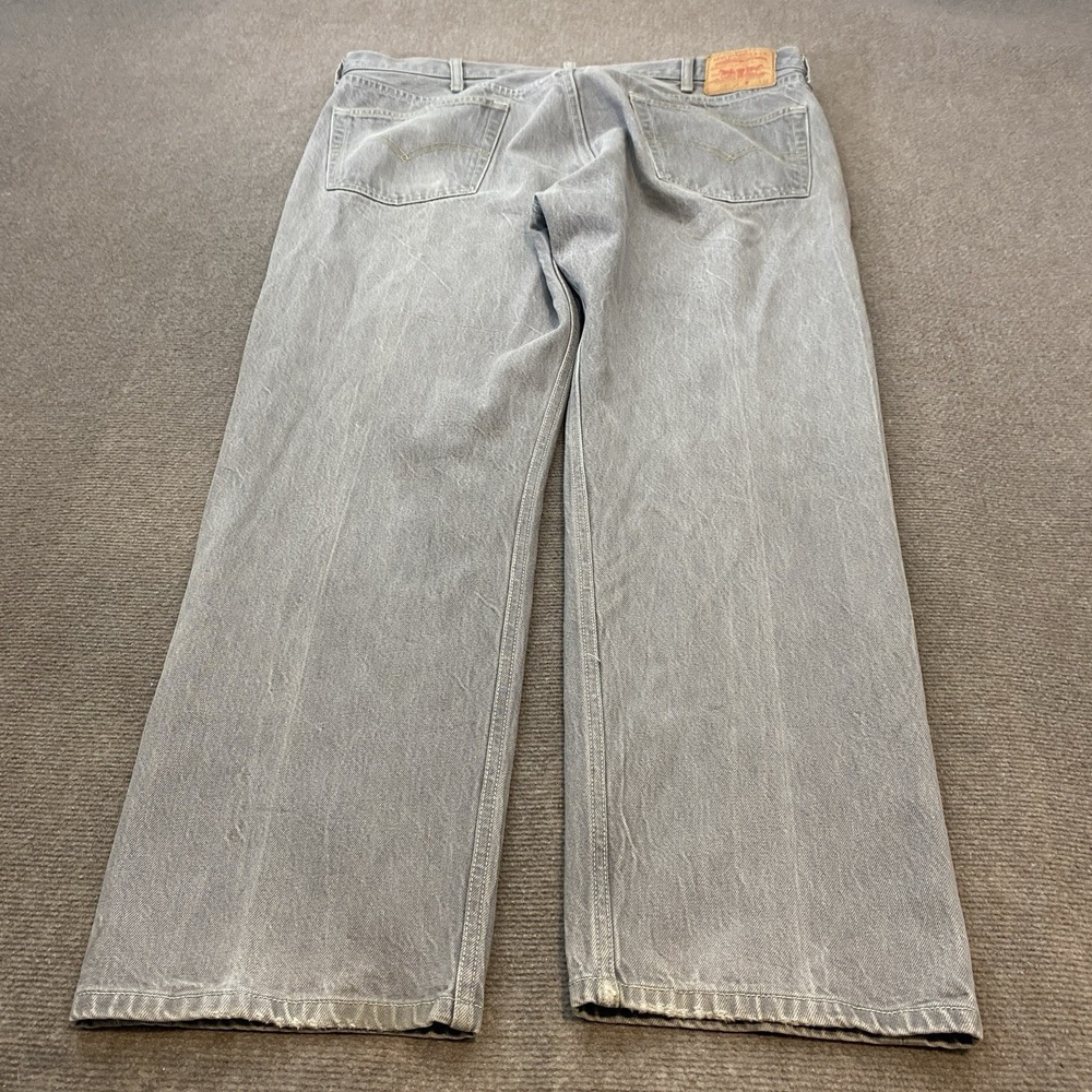 vtg Levis 501XX Jeans Mens 44 Fits 43x30 Shrink to Fit Gray Denim Button‎ Fly